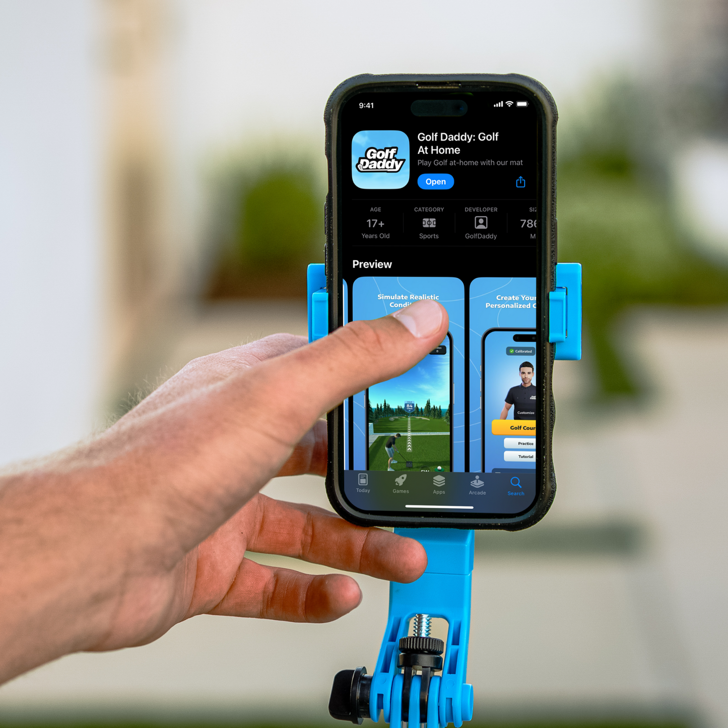 Golf Daddyシミュレーター 交換用パッド 2枚入り