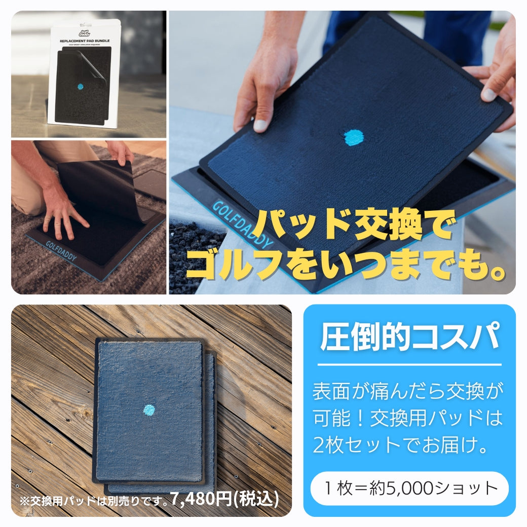 Golf Daddyシミュレーター | ボール不要のインドアゴルフシミュレーター