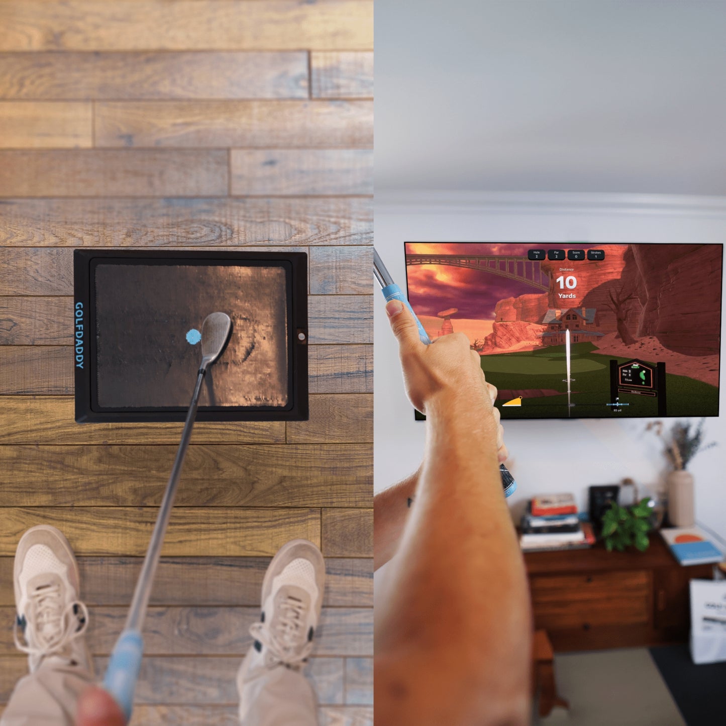 Golf Daddyシミュレーター | ボール不要のインドアゴルフシミュレーター（予約商品：8月以降入荷予定）