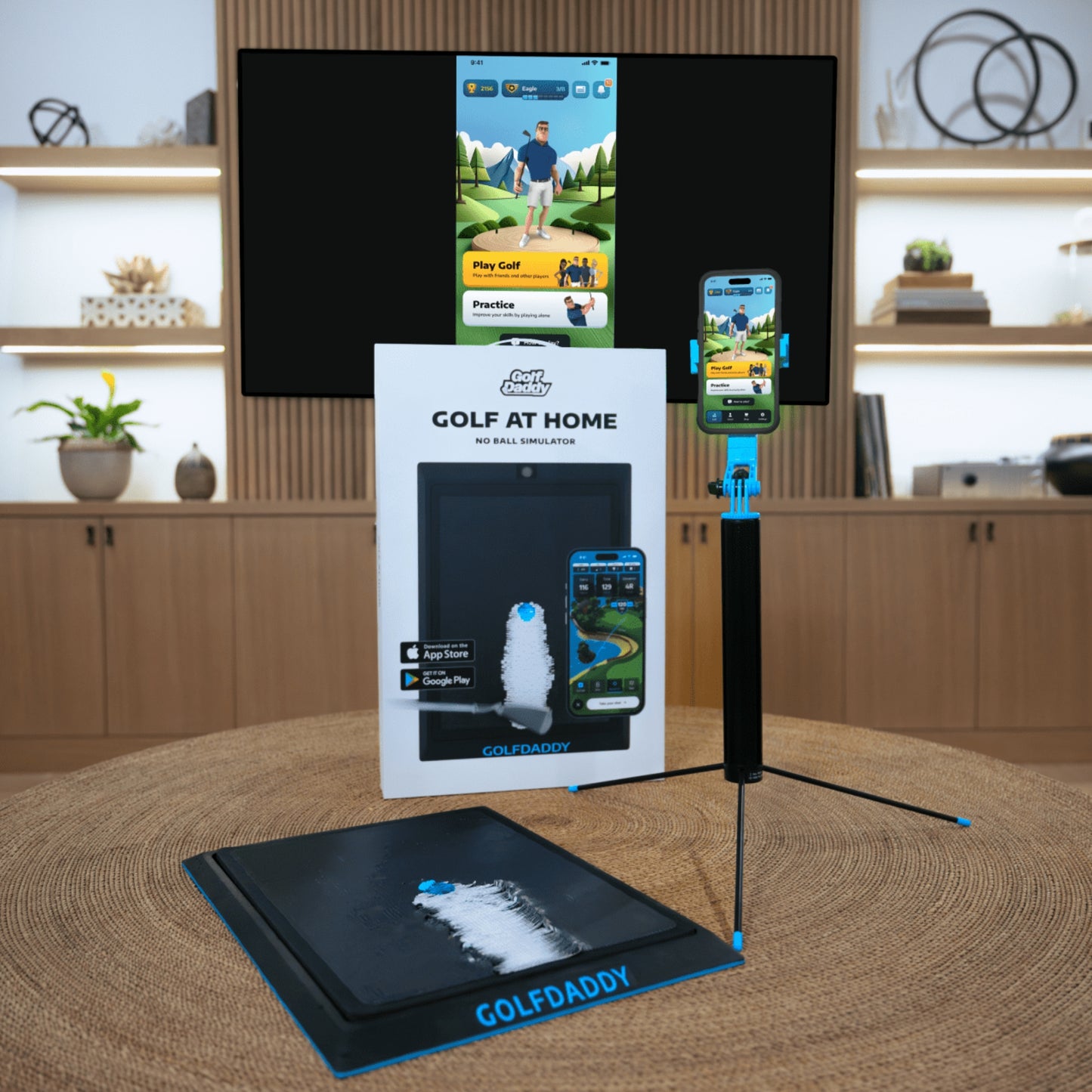 Golf Daddyシミュレーター | ボール不要のインドアゴルフシミュレーター（予約商品：8月以降入荷予定）